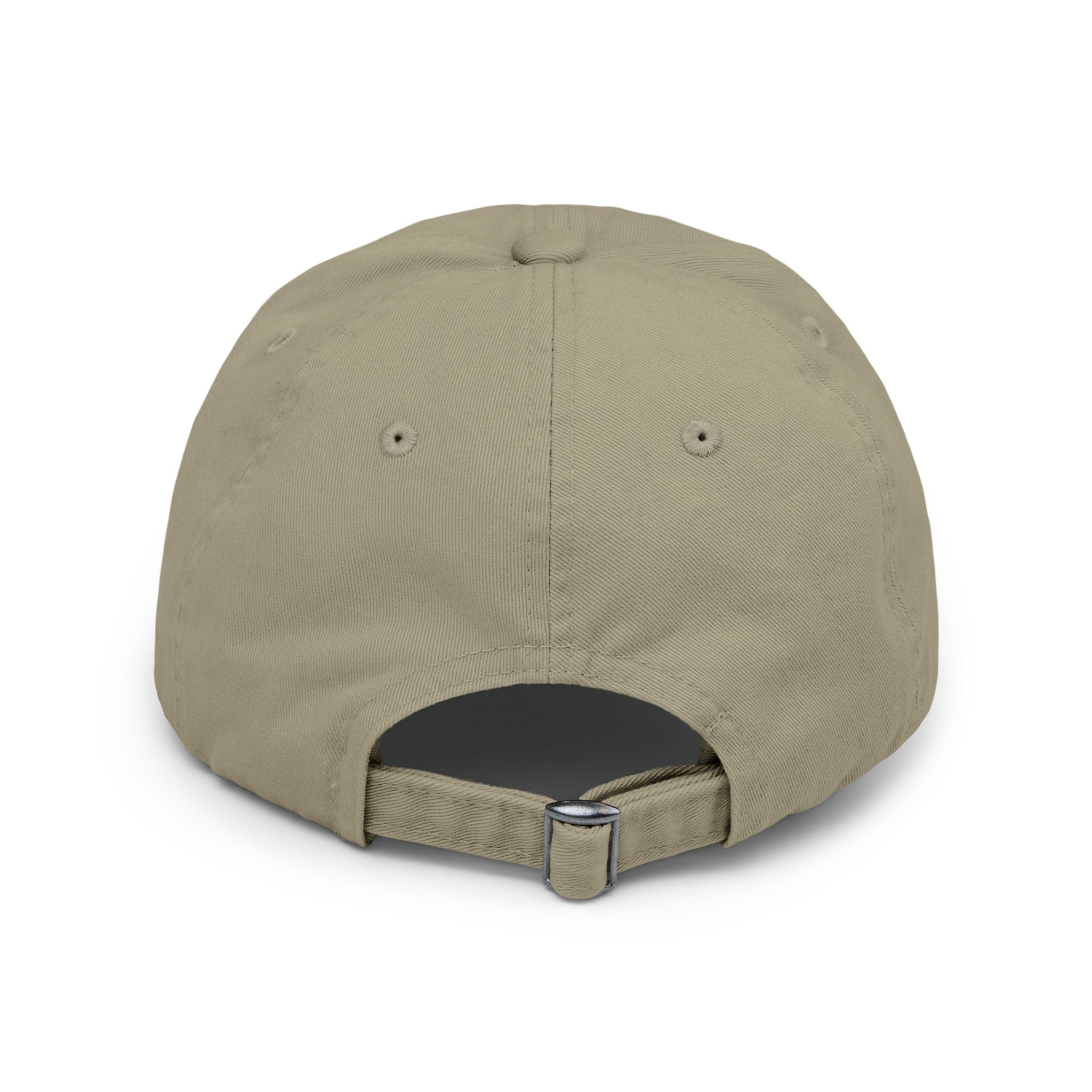 Distressed Baseball Cap — "By Grace" Embroidered Vintage Hat