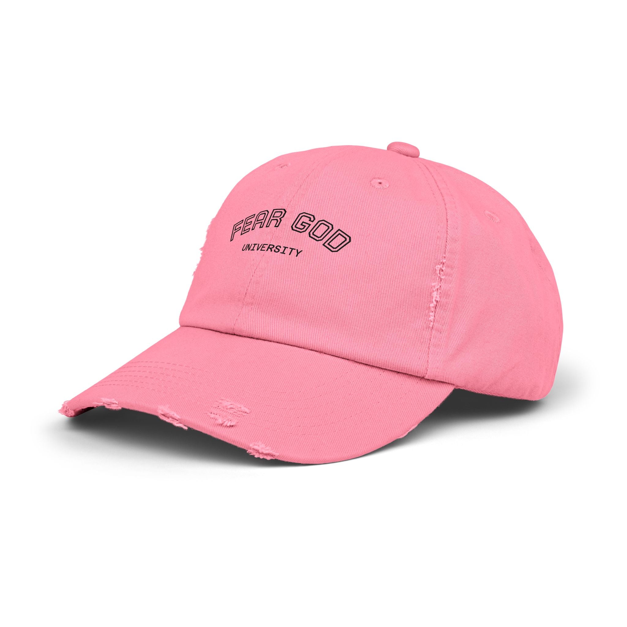 Fear God University Distressed Cap — Vintage Washed Baseball Hat