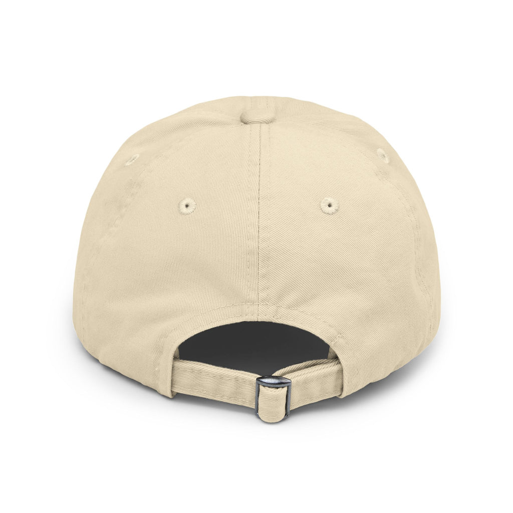 Distressed Baseball Cap — "By Grace" Embroidered Vintage Hat