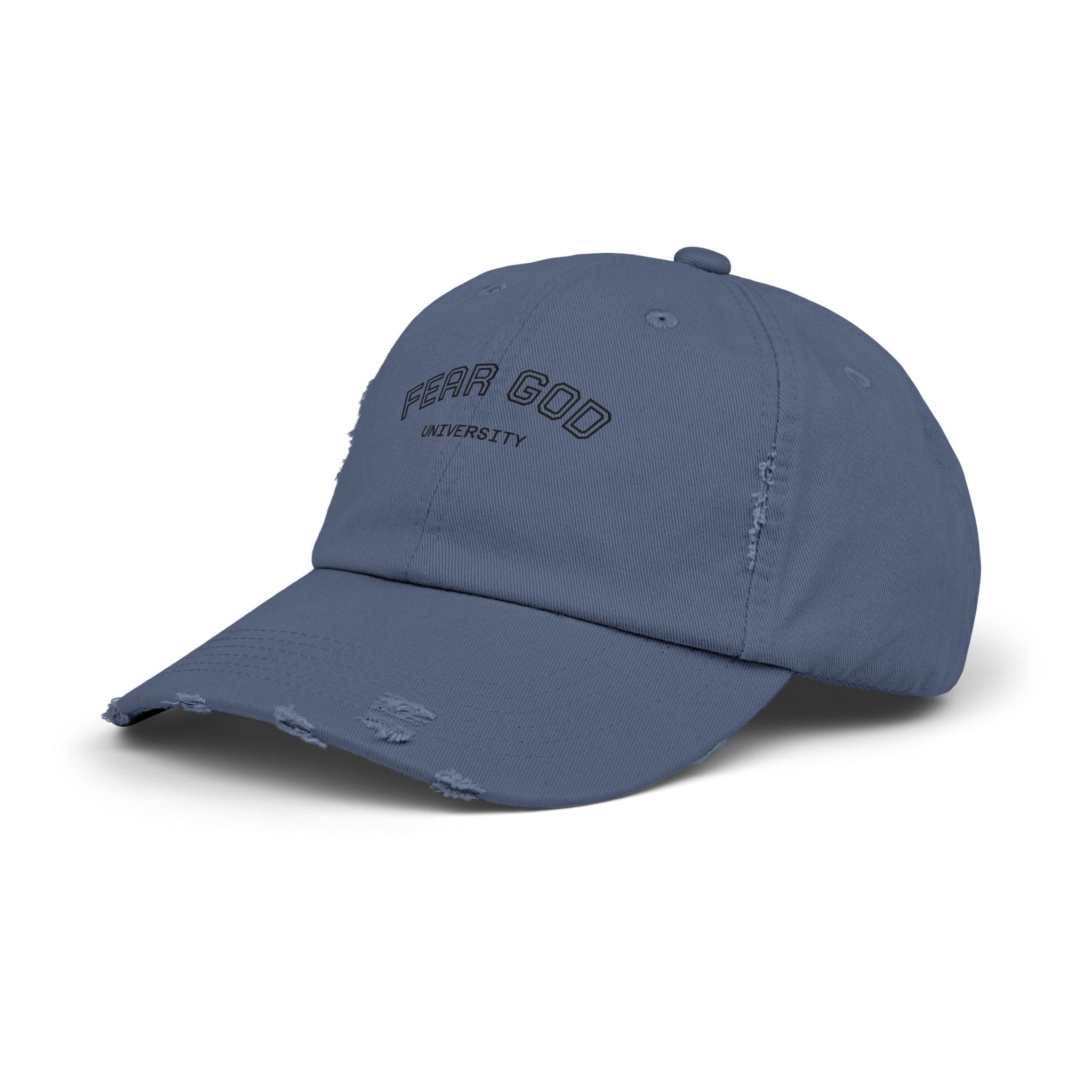 Fear God University Distressed Cap — Vintage Washed Baseball Hat