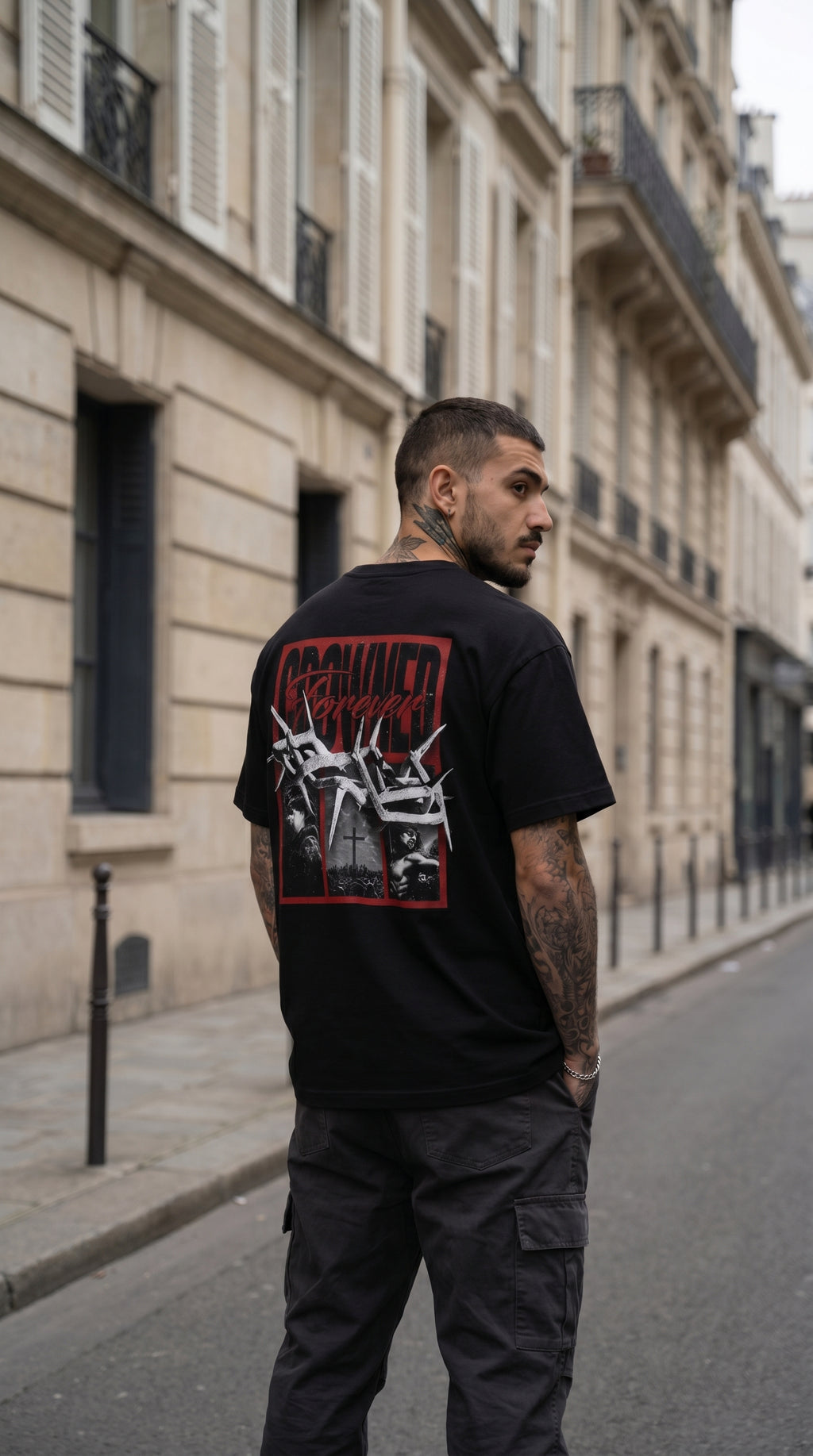 Crowned Forever Oversized Tee